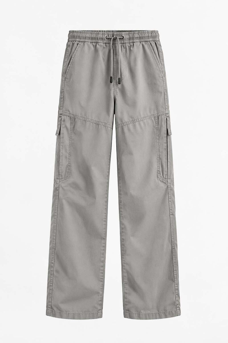 Men's Premium Straight Leg Elastic Waist Cargo