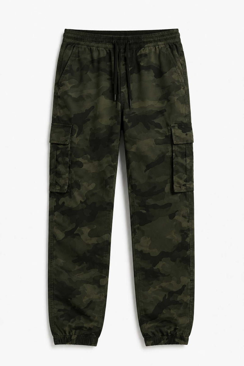 Men’s Premium Camouflage Cargo Jogger Pants