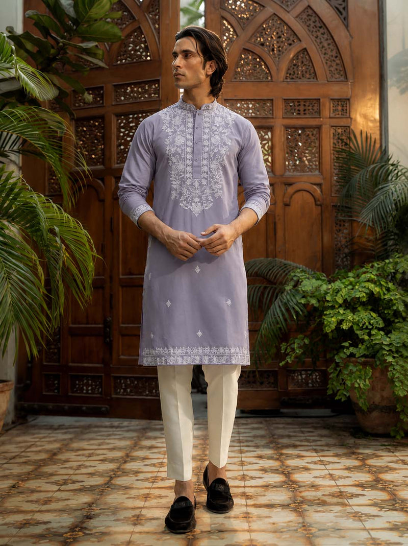 Men's Premium Embroidered Elegant Traditional Wear Kurta
