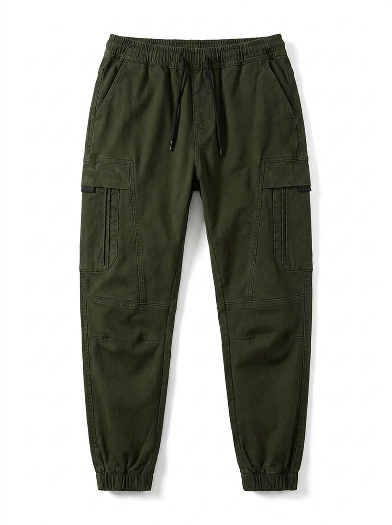 Men's Premium Relaxed-Fit Cargo Joggers
