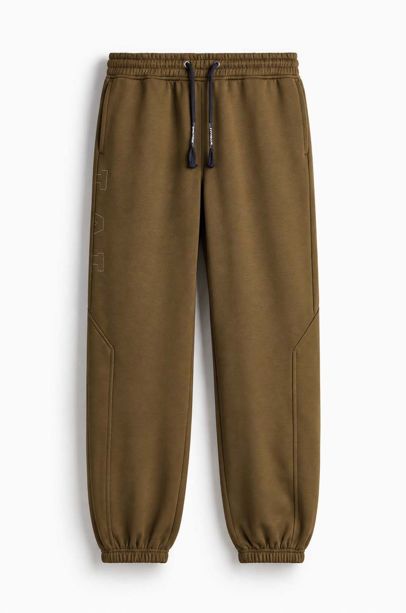 Men's Premium Regular Fit Paneled Fleece Joggers Track pant