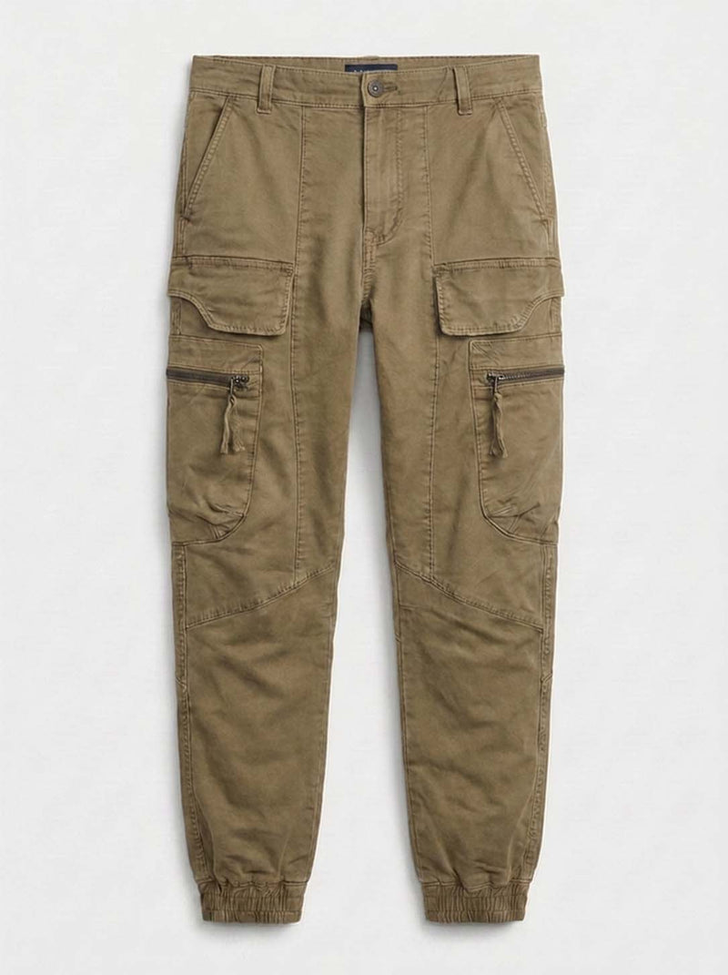 Men's Premium Slim Fit Multi-Pocket Cargo