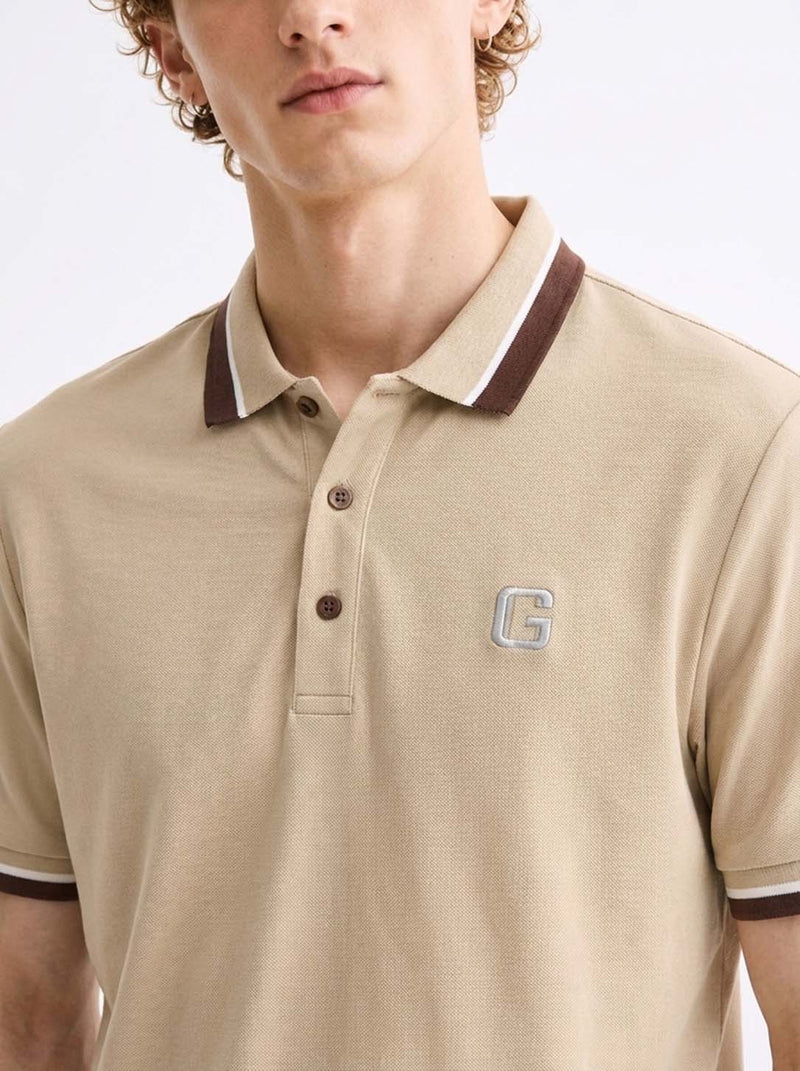 Men’s Premium Contrast Tipped Polo T-Shirt