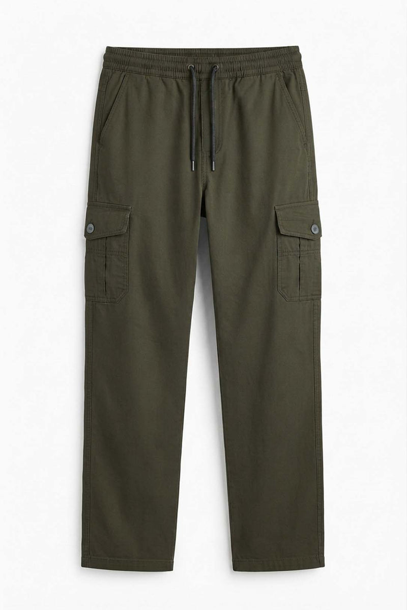 Premium Relaxed-Fit Utility Cargo Pants for Men