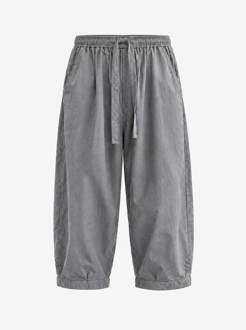 Men's Premium Elastic Waist Cropped Shorts
