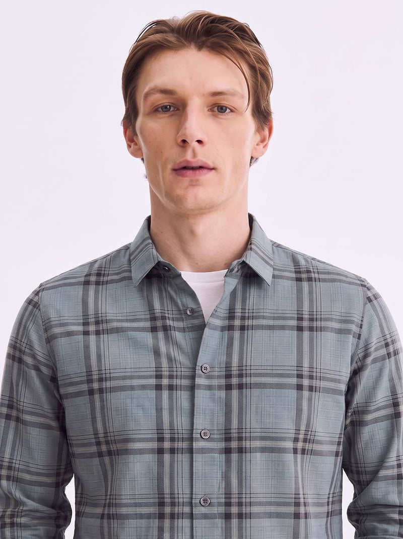 Men’s Premium Plaid Checked Casual Shirt