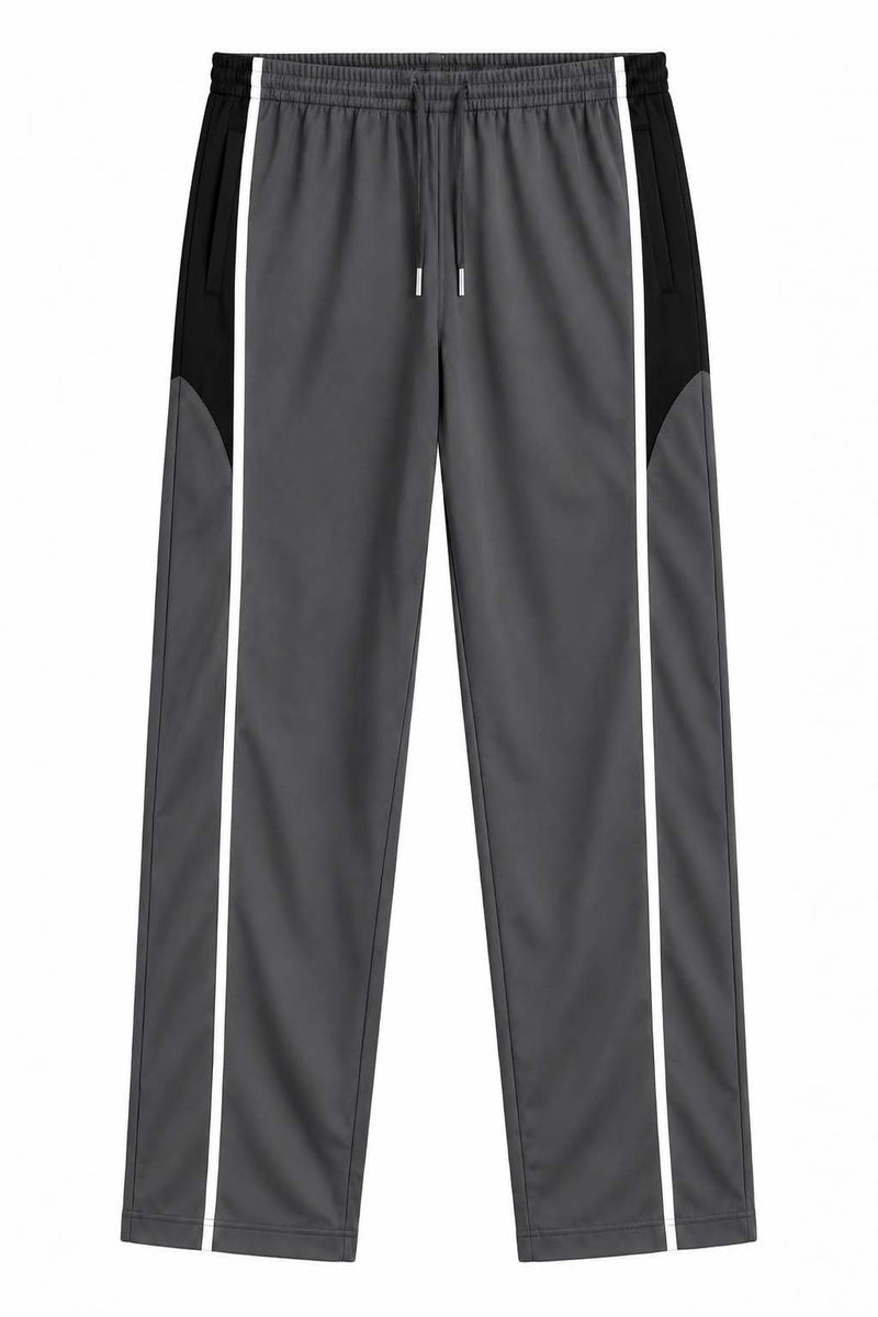 Men's Premium Piping Curved-Panel Track Pants