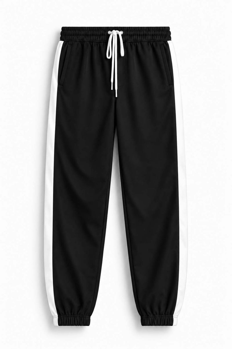 Men's Premium Regular Fit Side-Striped Track pant