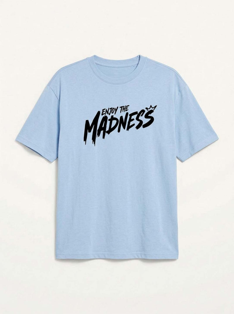 Men's Premium Printed Oversized Fit Round Neck T-Shirt