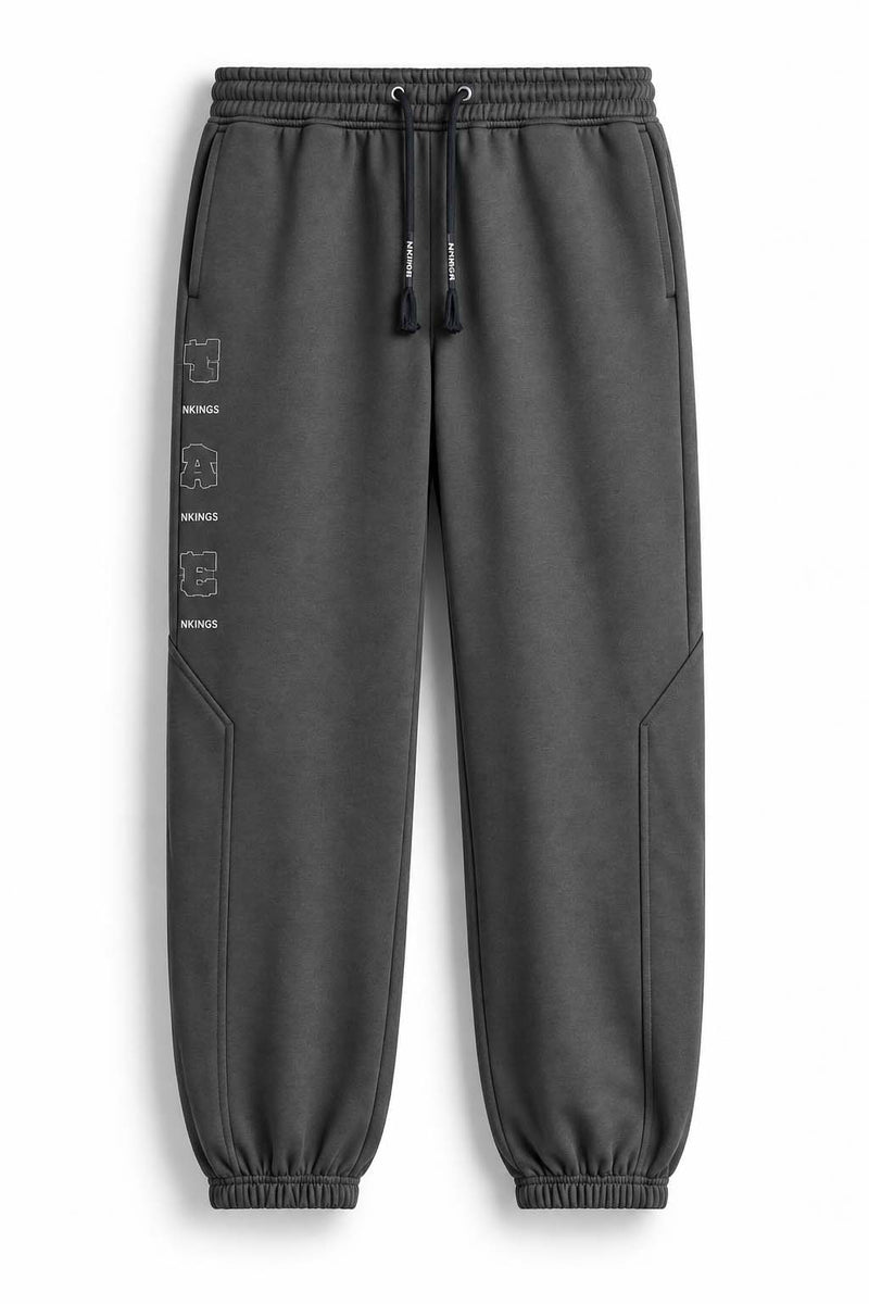 Men's Premium Regular Fit Paneled Fleece Joggers Track pant