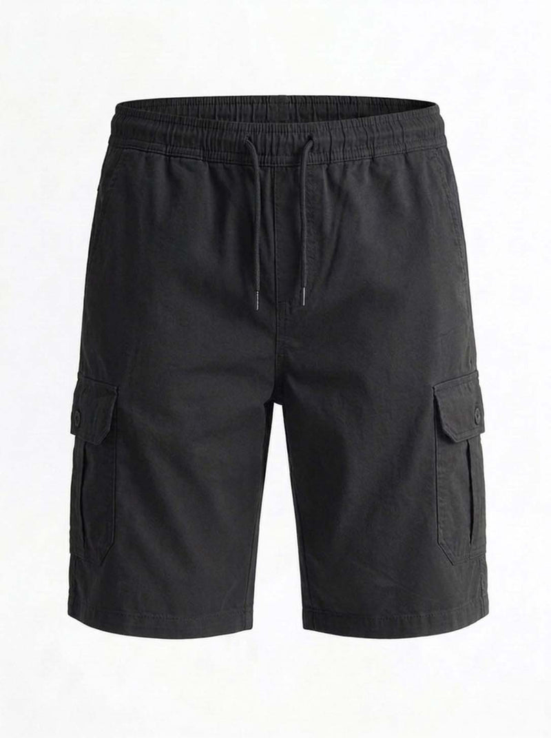 Men's Premium Drawstring Elasticated Solid Regular Fit Shorts