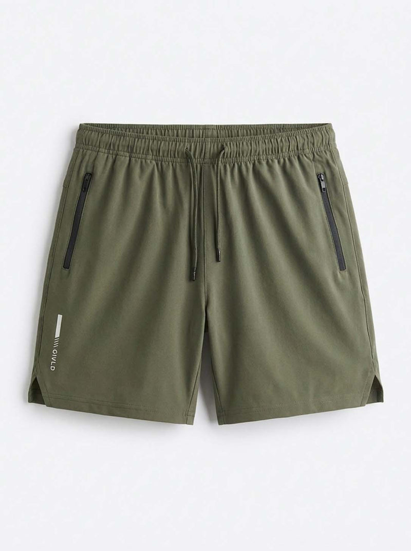 Men's Premium Athletic Sports with Zipper Pockets Shorts