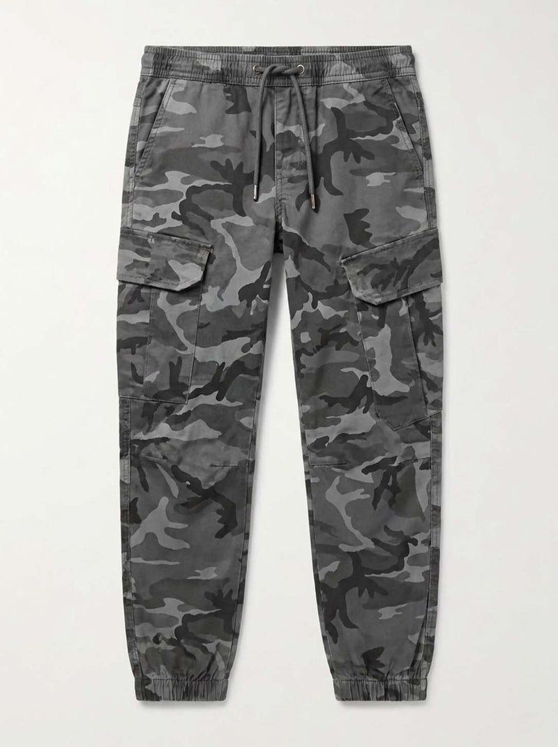 Men’s Premium Camouflage Cargo Jogger Pants – Relaxed Fit