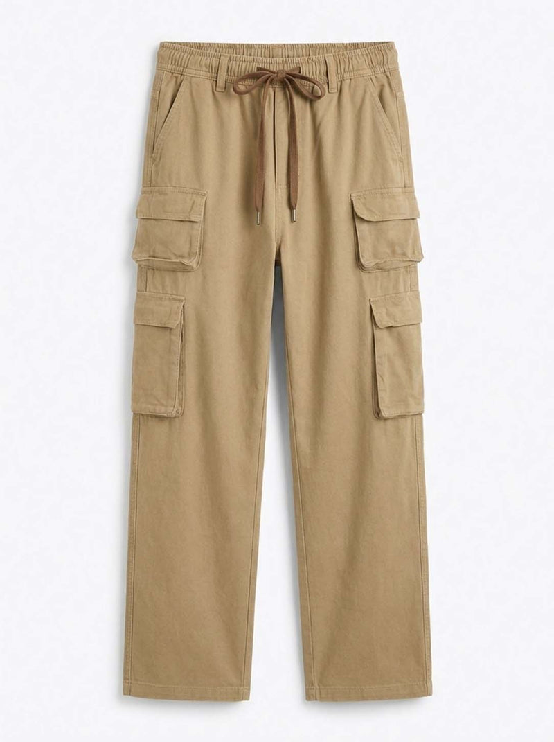 Men's Premium Regular Fit Multi-Pocket Design Cargo Pants