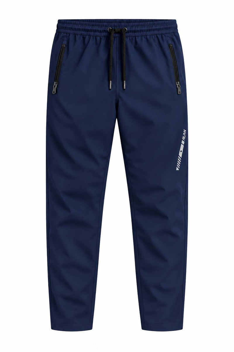 Men's Premium Utility Zipper-Pocket Cuffed Track Pant