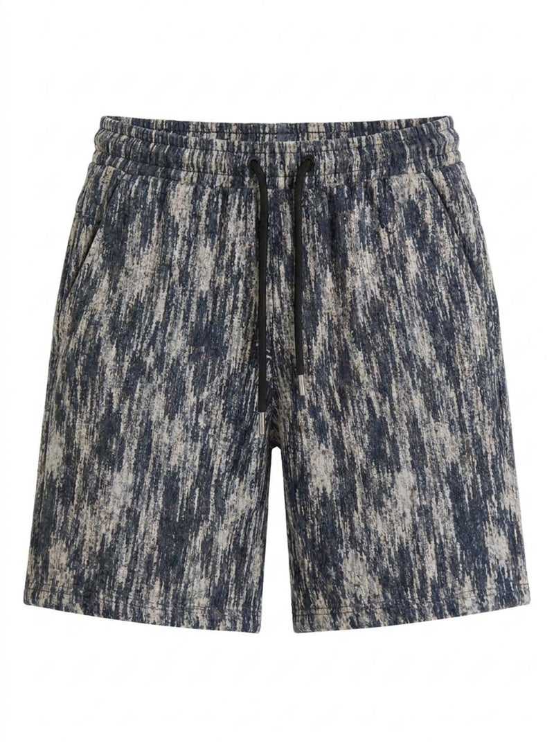 Men's Premium Multicolor Printed Jacquard Drawstring Shorts