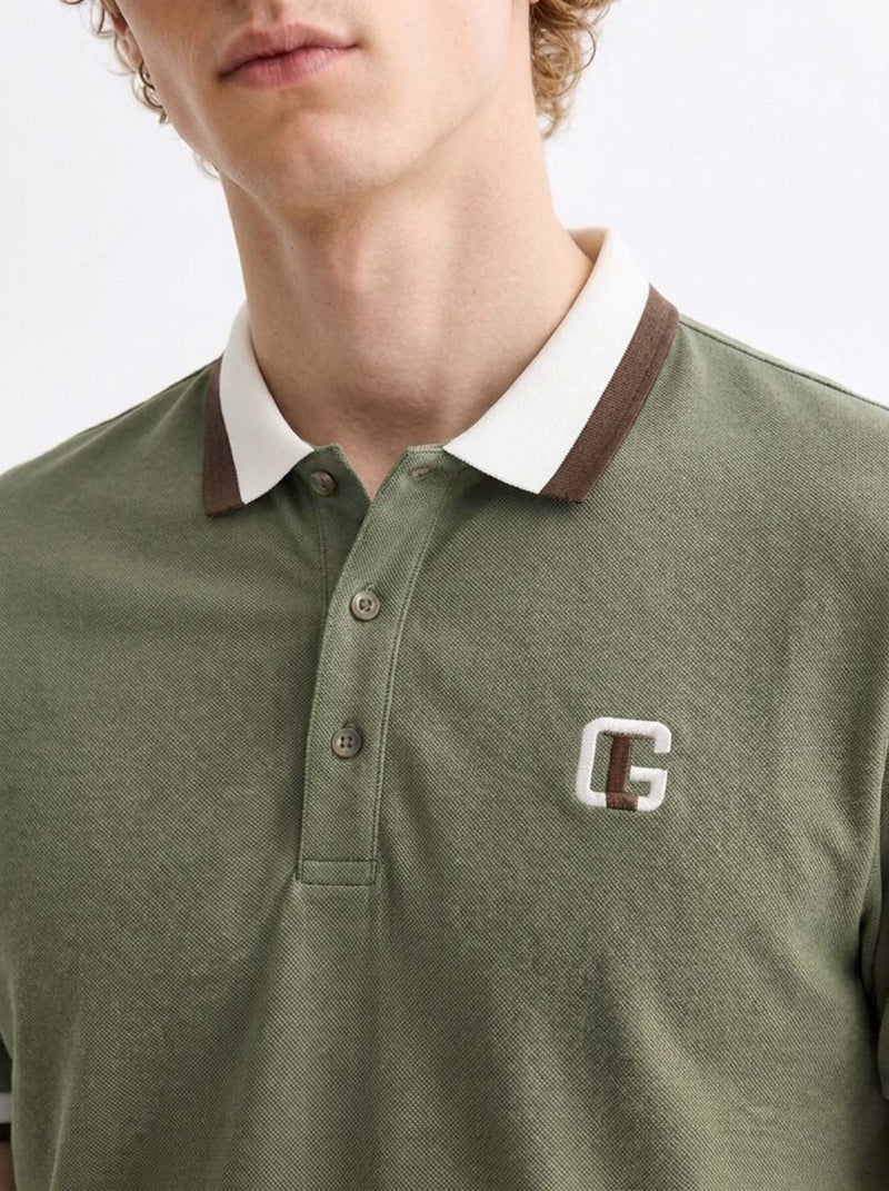 Men’s Premium Contrast Tipped Polo T-Shirt