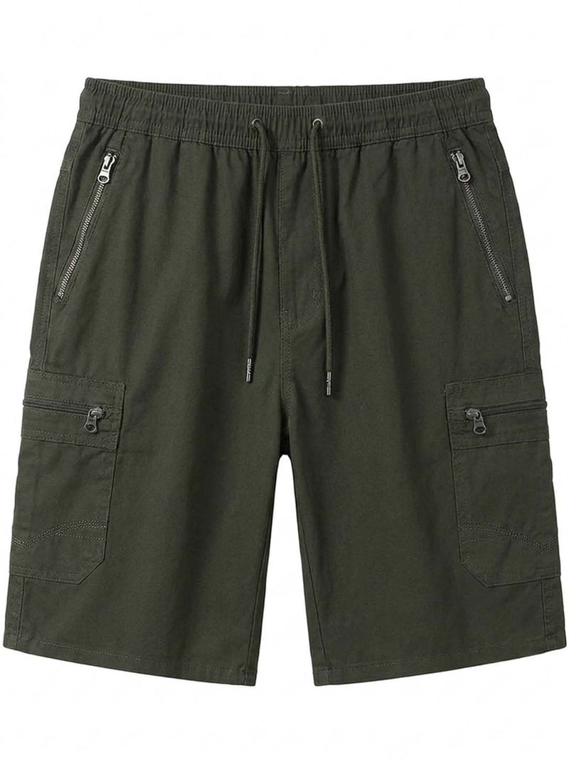 Men's Premium Casual with Zipper Pockets Shorts