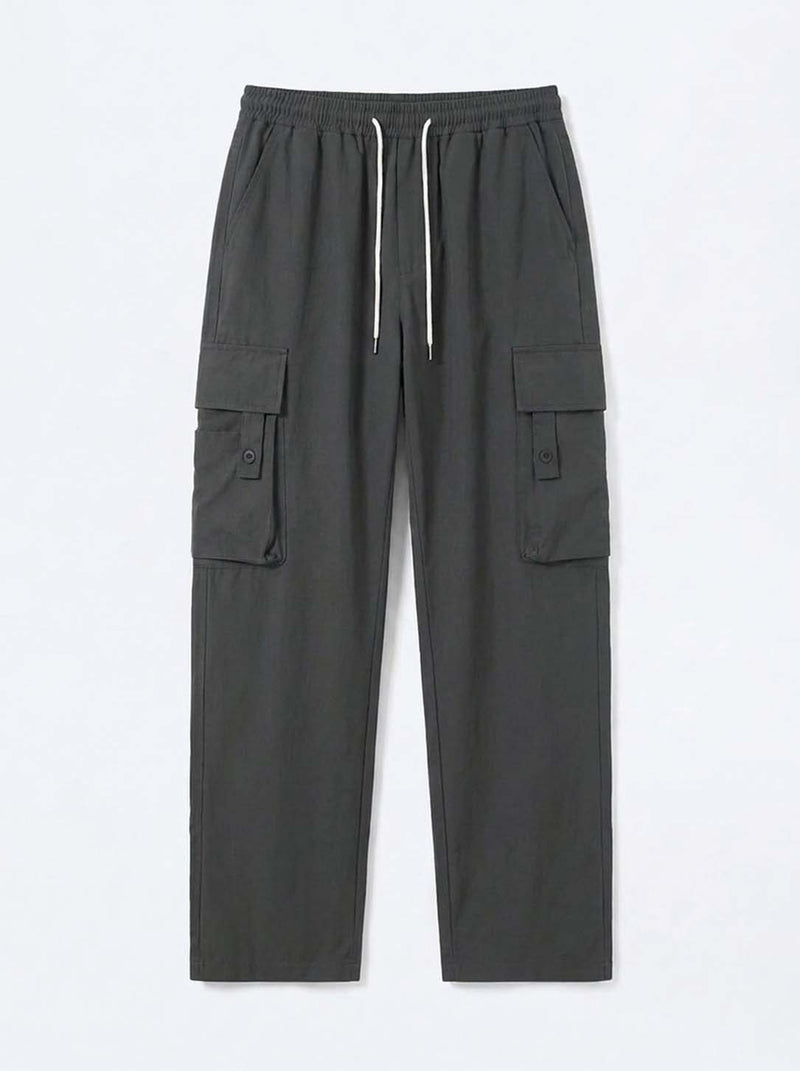 Men’s Premium Relaxed Fit Multi-Pocket Cargo Pants