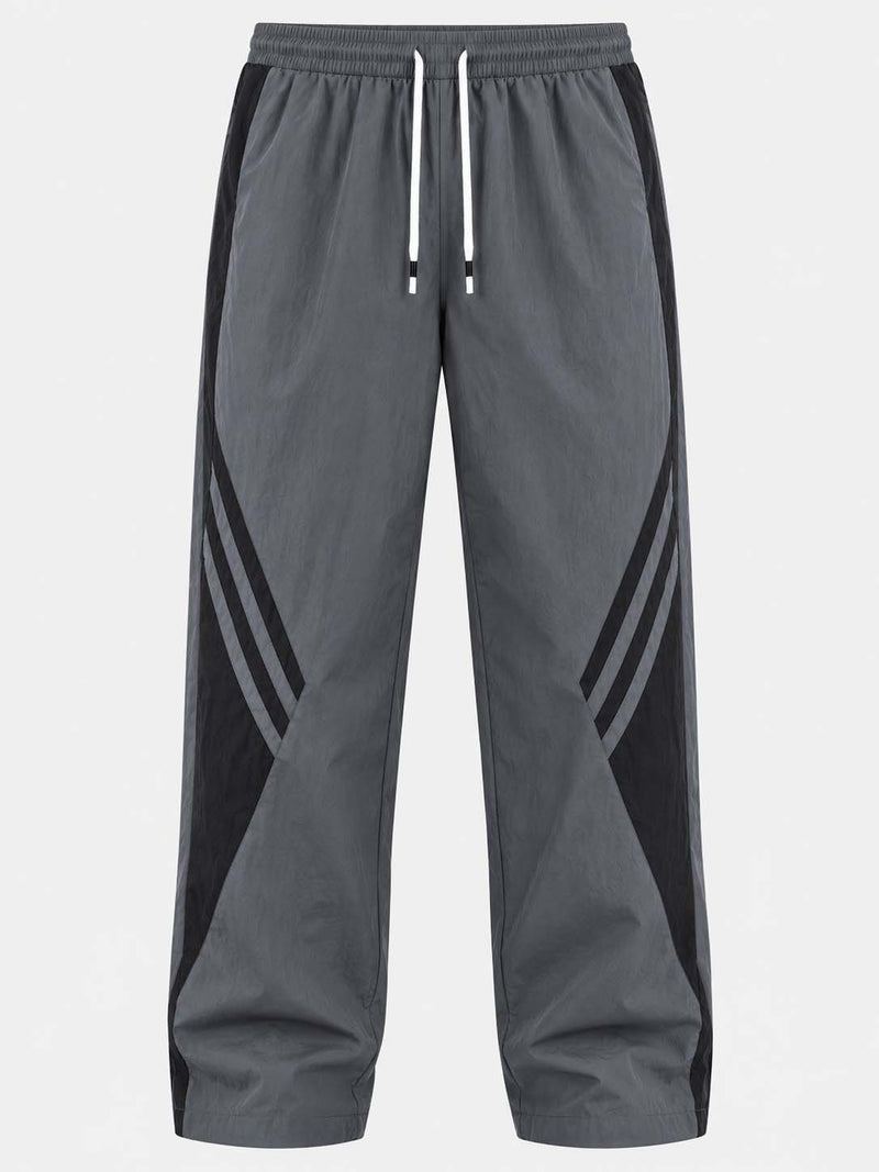 Men's Premium Piping Curved-Panel Track Pants