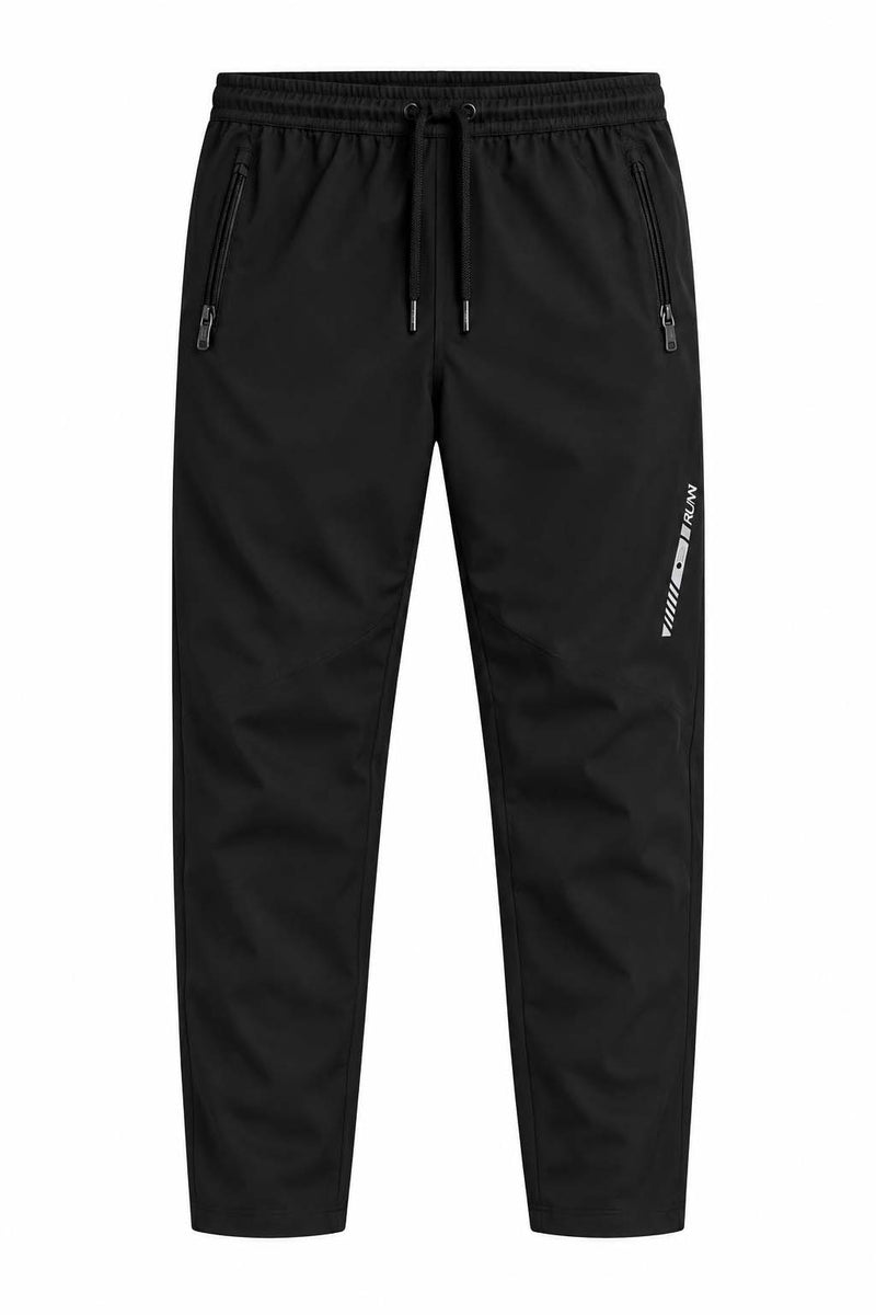 Men's Premium Utility Zipper-Pocket Cuffed Track Pant