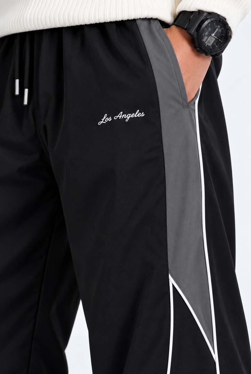 Men's Premium 'Los Angeles' Slogan Piping Track Pants