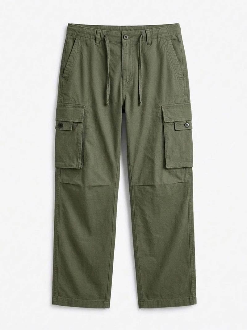 Men's Premium Regular Fit with Multiple Utility Pockets Cargo Pants
