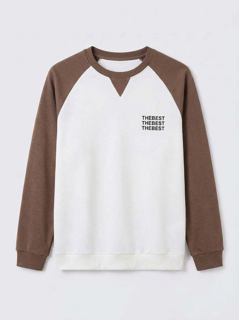 Men's Premium Color block Full Sleeve Round Neck T-shirt