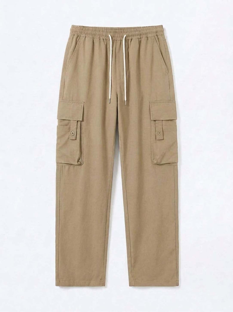 Men’s Premium Relaxed Fit Multi-Pocket Cargo Pants