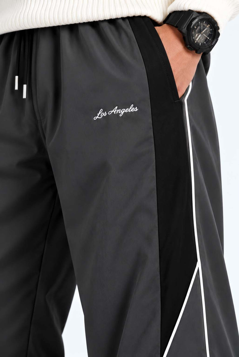 Men's Premium 'Los Angeles' Slogan Piping Track Pants