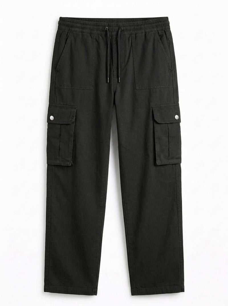 Men’s Premium Relaxed Fit Multi-Pocket Utility Cargo Pants