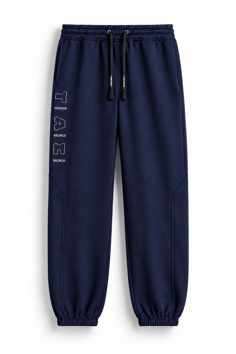Men's Premium Regular Fit Paneled Fleece Joggers Track pant