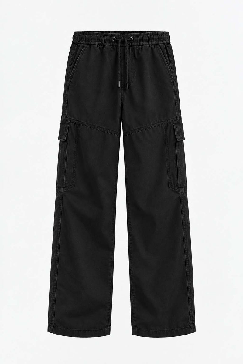 Men's Premium Straight Leg Elastic Waist Cargo