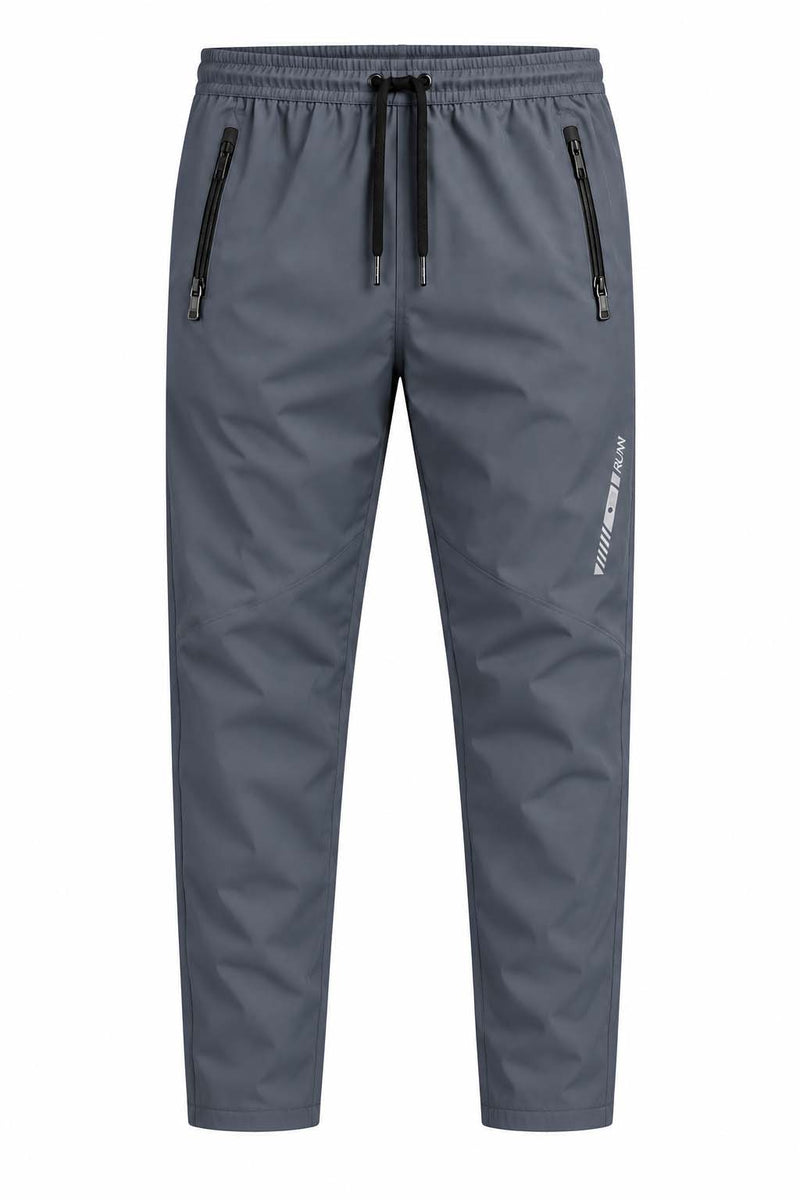 Men's Premium Utility Zipper-Pocket Cuffed Track Pant
