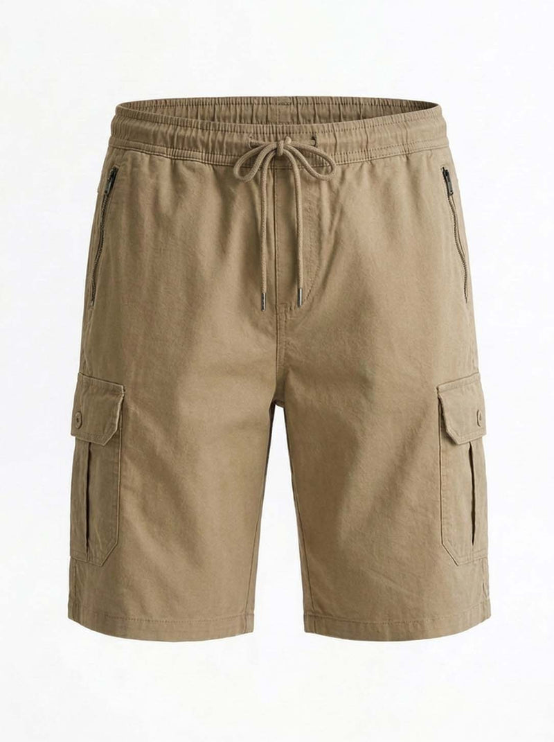 Men's Premium Drawstring Elasticated Solid Regular Fit Shorts