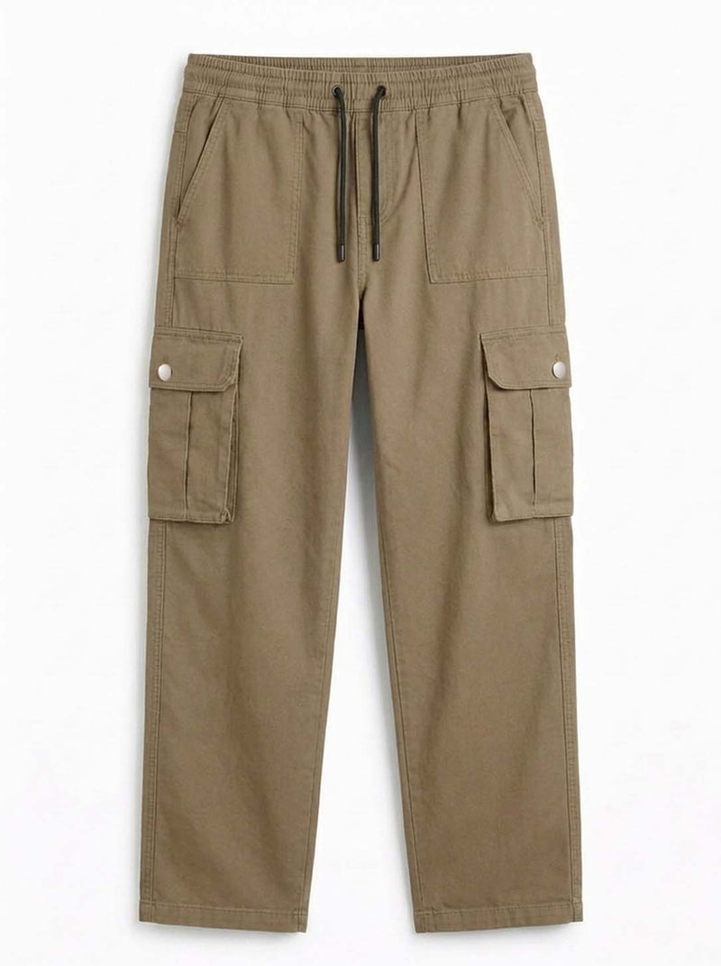 Men’s Premium Relaxed Fit Multi-Pocket Utility Cargo Pants
