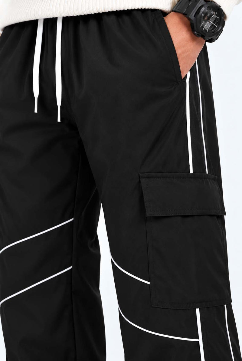 Men's Premium Piping Flap-Pocket Track pant