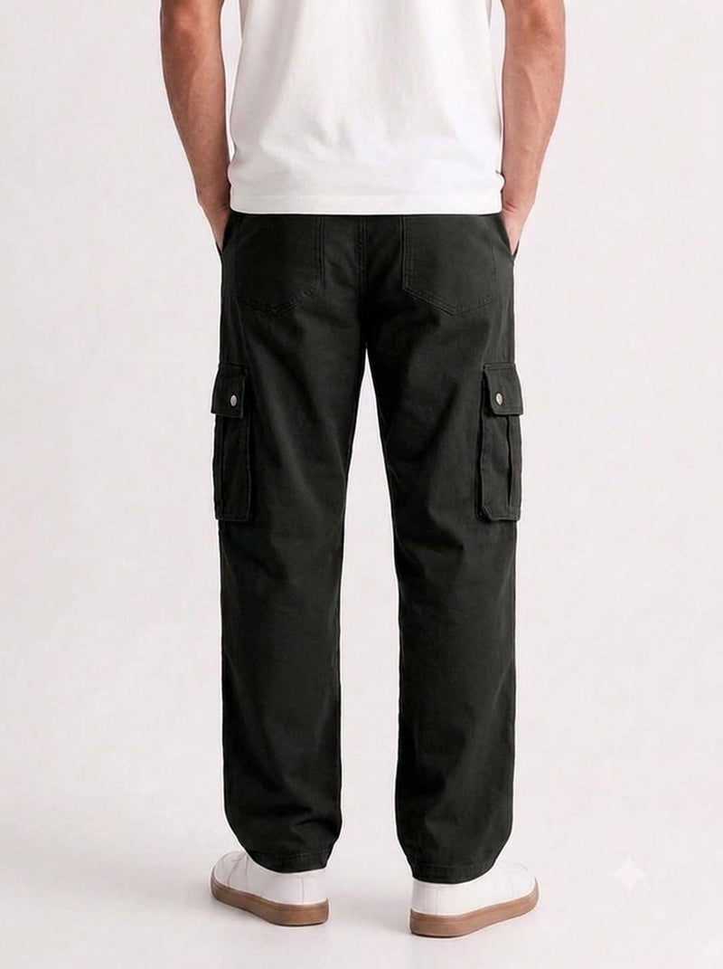 Men’s Premium Relaxed Fit Multi-Pocket Utility Cargo Pants