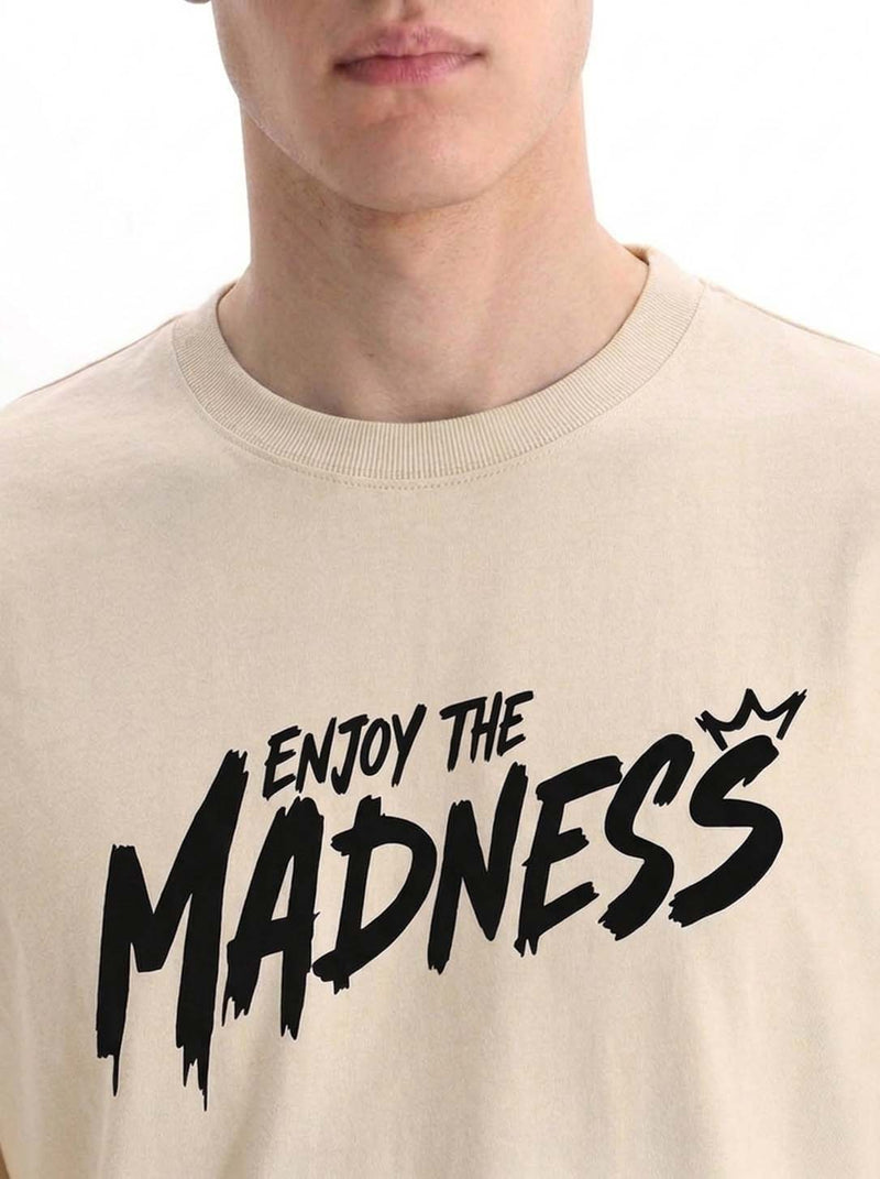 Men's Premium Printed Oversized Fit Round Neck T-Shirt
