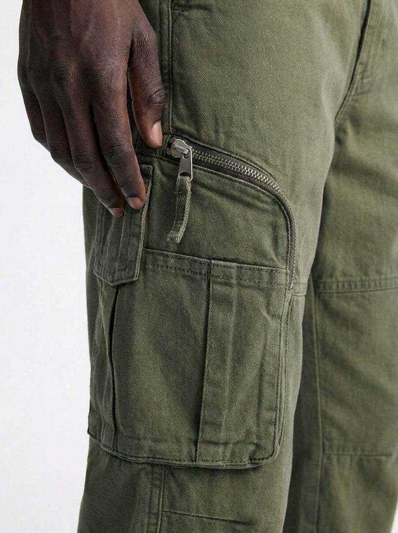 Men's Premium Zipper Pocket Stylish Cargo Pants