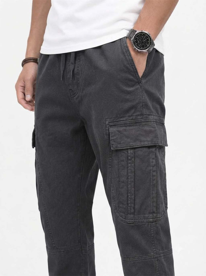 Men's Premium Relaxed-Fit Cargo Joggers
