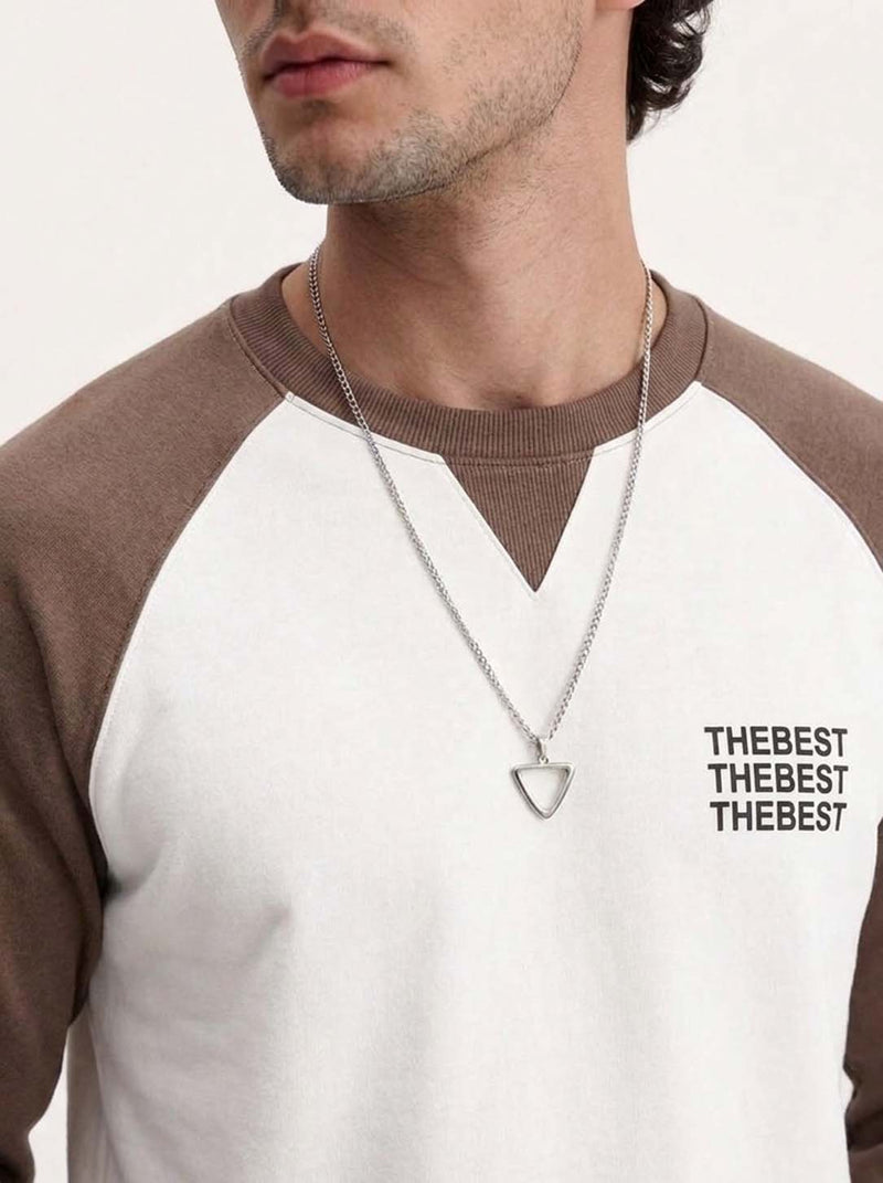 Men's Premium Color block Full Sleeve Round Neck T-shirt