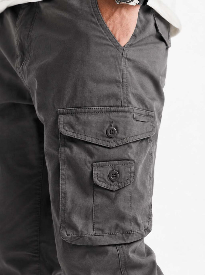 Men’s Modern Multi-Pocket Cargo Jogger Pants – Relaxed Fit