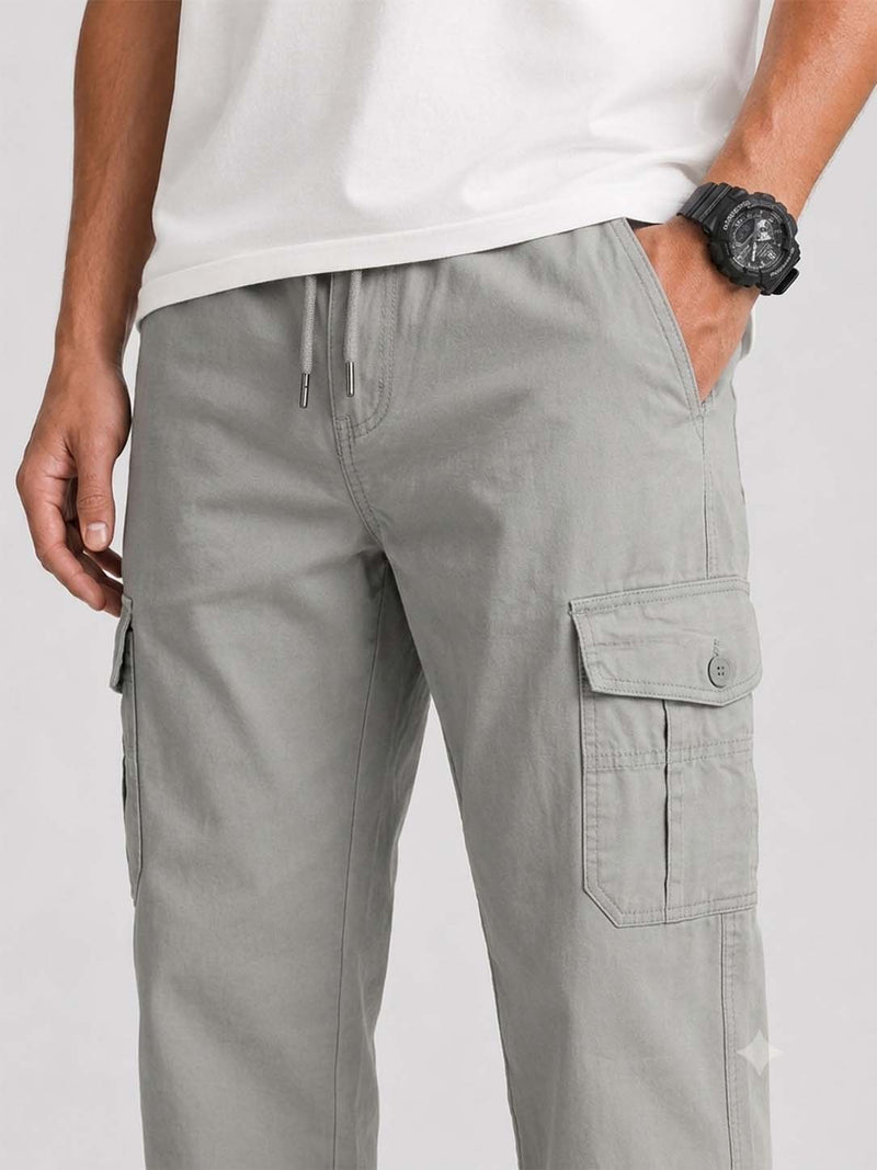 Premium Relaxed-Fit Utility Cargo Pants for Men