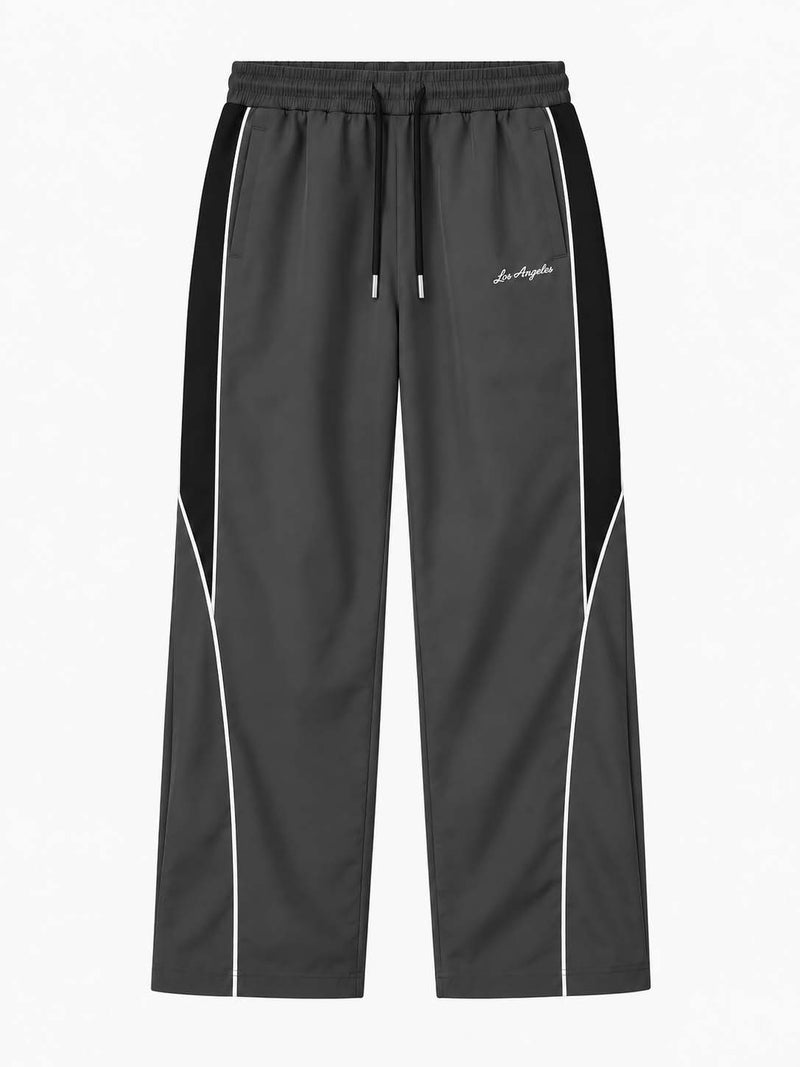 Men's Premium 'Los Angeles' Slogan Piping Track Pants