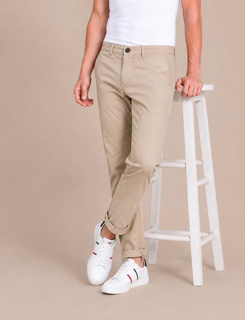 Men’s Classic Chino Trousers – Comfortable Regular-Fit Casual Pants