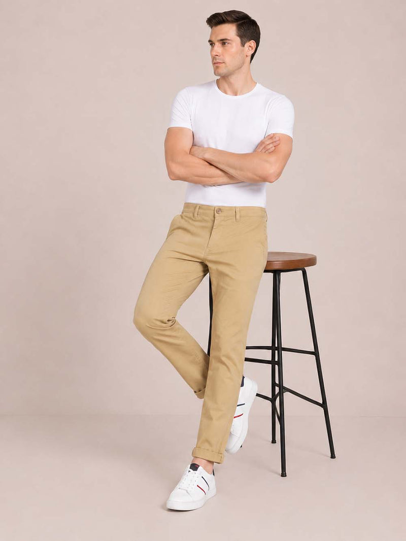 Men’s Classic Chino Trousers – Comfortable Regular-Fit Casual Pants