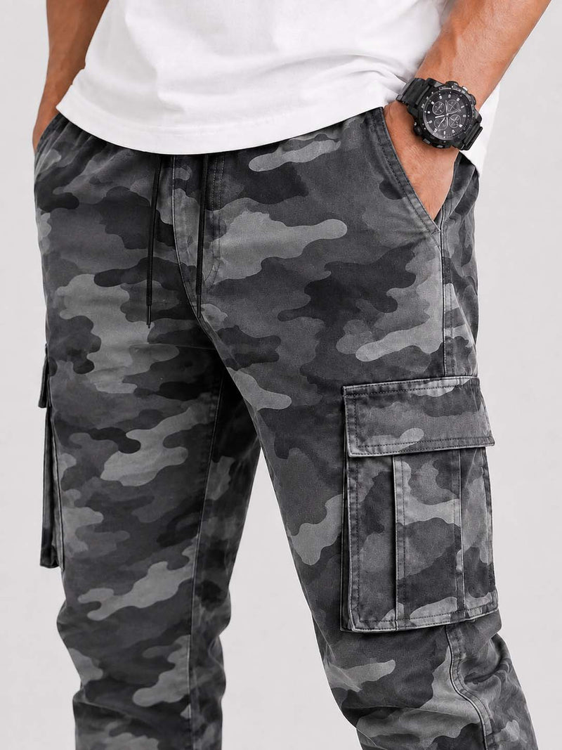 Men’s Premium Camouflage Cargo Jogger Pants