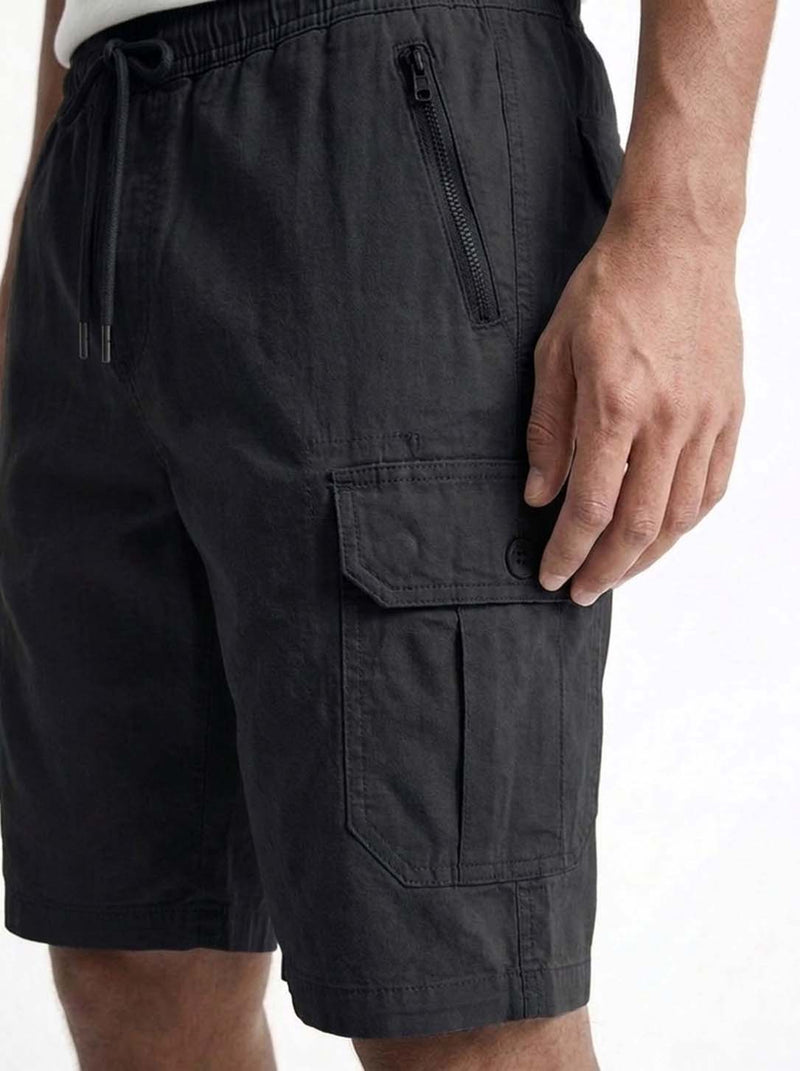 Men's Premium Drawstring Elasticated Solid Regular Fit Shorts