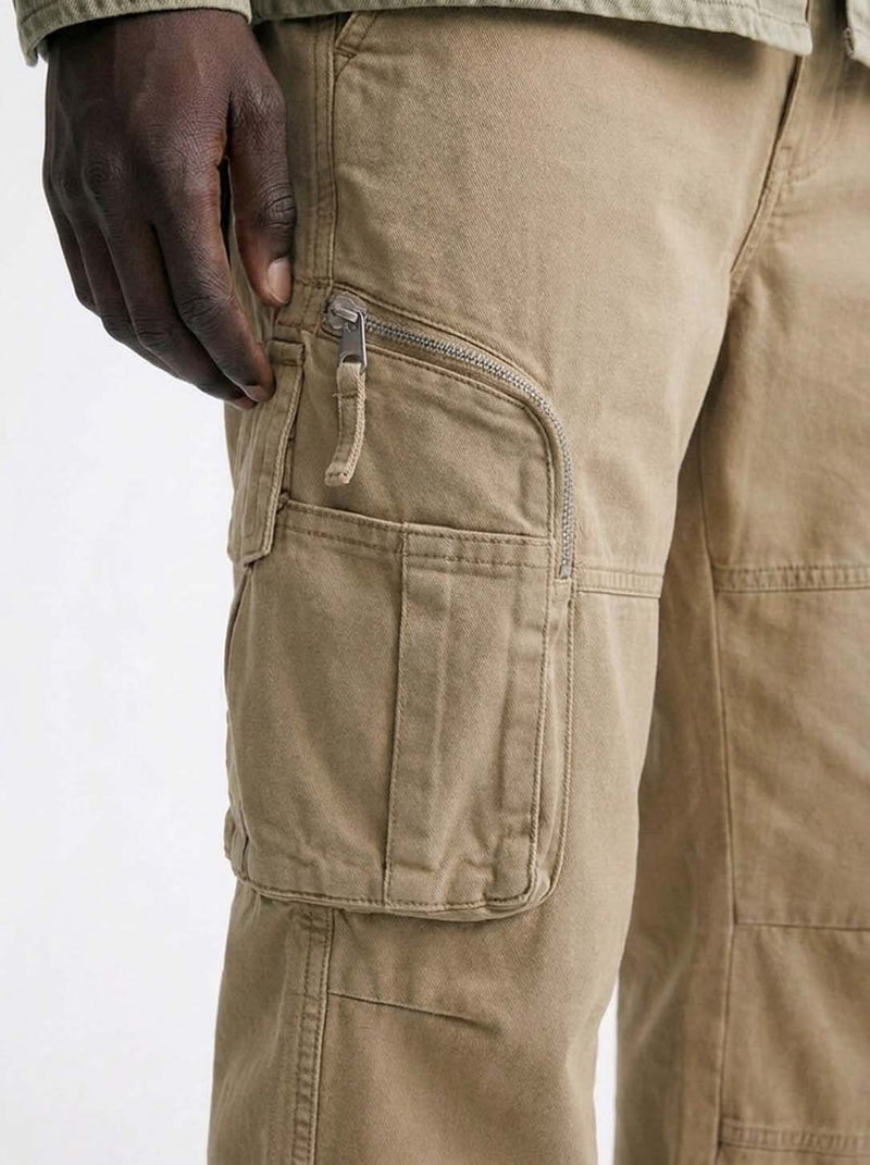 Men's Premium Zipper Pocket Stylish Cargo Pants